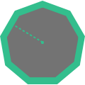 Nonagon Area