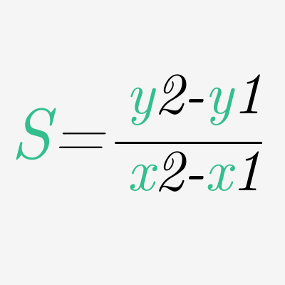 Slope Formula